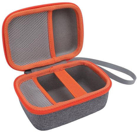 Hard Case for Mini Kids Audio Music Player Children Speaker Plays Audiobook Cards Radio, Portable Large Capacity Storage Carrying Case with Velvet Lining and STRAP