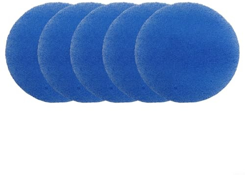 RV Klimaanlage Filter 5,25 Zoll Rund AC Vent Ersatz Polyester für MERV-6 Feuchtigkeits- und Hitzebeständig, Nicht brennbar, 5 Stück