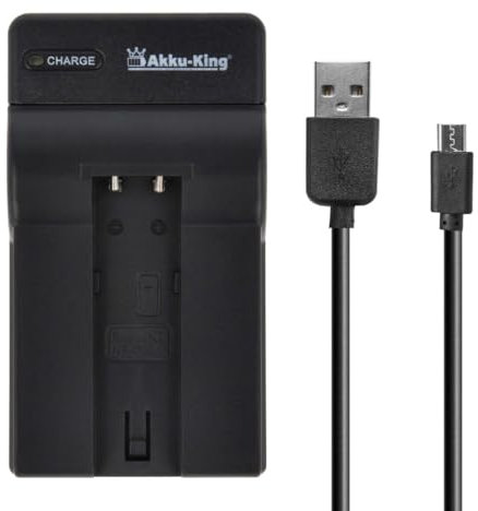 USB-Akku-Ladegerät kompatibel mit Sanyo DB-L30A