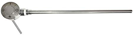 Nuie HL501 | Modern Bathroom 300 Watts Thermostatic Heating Element, 45mm x 56mm, Chrome