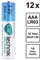 Slabo LR03 AAA Pile Micro Ministilo Alcaline - 1.5V - 10 Anni durabilità - Batterie per Il Telecomando | Giocattoli | Controller di Gioco ECC. - Confezione da 12