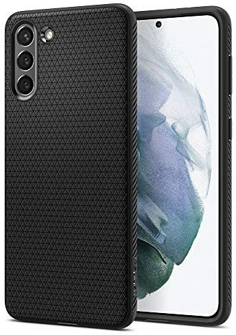 Spigen Liquid Air Hülle Kompatibel mit Samsung Galaxy S21 5g Handyhülle -Schwarz