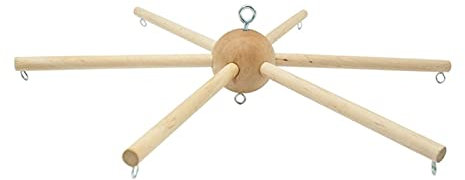 Baby Mobile Kleiderbügel aus Holz für Babybett (#2)