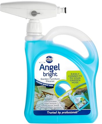 Nilco Angel Bright - Garden Furniture Cleaner & Foam Gun, 2L