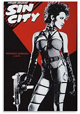 Filmposter, Motiv: Sin City, Poster, Wandkunst, modernes Familienschlafzimmerdekor, Poster, 40 x 60 cm