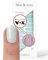 Miss Sophie Nagelfolie - Hint Of Mint - Einfarbig, Grün, Nail Wraps - 24 ultra-dünne selbstklebende langanhaltende Nagelfolien