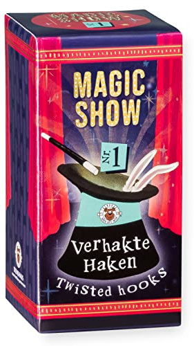 TRENDHAUS 957894 Magic Show Nr. 1 [ Verhakte Haken ], Verblüffende Zaubertricks für Kinder ab 6 Jahren, Inkl. Online-Videos