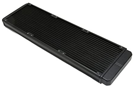 Bewinner Radiatore per Computer con Raffreddamento Ad Acqua con Filettatura G1/4, Radiatore di Raffreddamento a Liquido per Scambiatore di Calore in Alluminio a 18 Tubi, Radiatore CPU