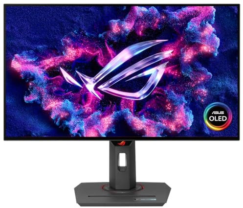 ASUS ROG Strix OLED XG27AQDPG - 27 Zoll WQHD Gaming Monitor - 500 Hz, 0.03ms GtG, G-Sync, FreeSync, ELMB, DisplayHDR 500 TB - 10-bit QD-OLED, 16:9, 2560x1440, DP 1.4 DSC, HDMI, USB-Hub
