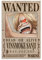HIHIOI Anime Vinsmoke Sanji Wanted Poster, dekoratives Gemälde, Leinwand, Wandkunst, Wohnzimmer, Poster, Schlafzimmer, 40 x 60 cm
