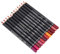 Nabi Lipliner 12-tlg., Lipliner-Set, Lipliner-Set 12-tlg., Lipliner, Lipliner-Sets, Lipliner-Set Italia, Brauner Lipliner, (autorisiert) Vibely Lipliner Matt Wasserfester