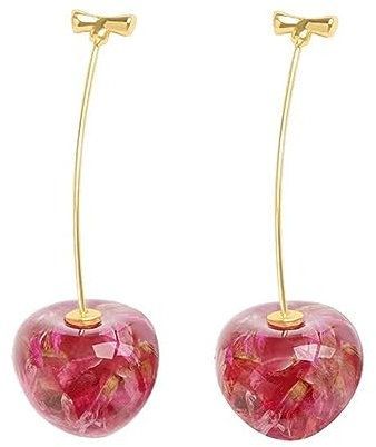 Cherry Earrings 3D Cherry Earrings for Women