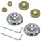 8 Pcs Brush Cutter Fixing Kit for Stihl Lawn Mower Attachment Metal Blade Strimmer,Grass Trimmer Head Adapter Attachment Nut Fixing Kit for Stihl Blade,Lawn Mower Trimmer Head Blade Garden Tools