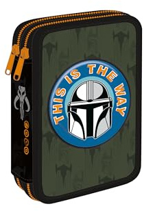 McNeill Etui gefüllt - mit zwei Reißverschlüssen - XL - Disney Kollektion 2024 (MANDALORIAN)