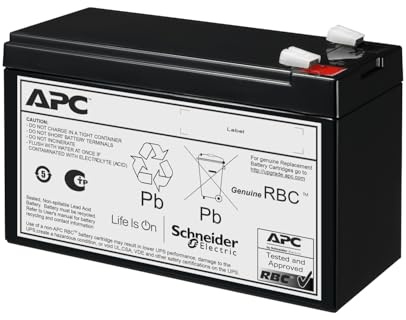 APC Replacement Battery Cartridge 177 for APC UPS - BVX2200LI, BVX2200LI-GR, BX2200MI, BX2200MI-FR, BX2200MI-GR