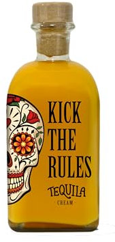 KICK THE RULES MINI - Crema de Mango con Tequila - 15º - Botella de 0,2L - Tequila de Mango