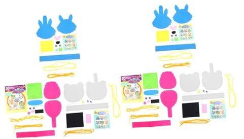 ibasenice 6sätze Tier-design Nähset Teiliges Bastelset Für Nonwovens Für Vorschule Und Handarbeit Fördert Kreativität Und Geschicklichkeit Enthält Zubehör Für Kleine Taschen