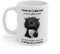 Jm-Déco Mug - Touche Pas à Mon café - Idée Cadeau - Tasse Originale en céramique Humour Drôle Fun (Chat)