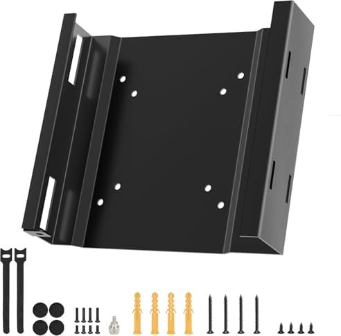 Halterung für Dell Optiplex Micro Mini PC Halterung VESA/Wand /Unter Schreibtisch Halterung für Dell Micro Form Factor Gehäuse für Dell MFF 7010 7050 7080 5070 7060 3040 9020 und mehr mit Schrauben