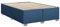 vidaXL Bettgestell, Bett mit Bettfüße Lattenrost, Polsterbett für Schlafzimmer, Doppelbett Bettrahmen, Modern, Blau 160x200cm Stoff