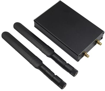 Jasaly Module de Prévention de Brouillage 2,4 GHz 5,8 GHz Amplificateur de Puissance RF 2 en 1 pour Télécommande WiFi 5,8 G 2,4 G Bluetooth Installation Facile Prise UE