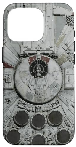 Star Wars Millennium Falcon Close Up Grey Hülle für iPhone 16 Pro