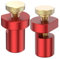 Ohulelks 2-Teiliges Bankklemmen-Set, 19 mm (3/4) Werkbank-Lochanschlag Aus Aluminiumlegierung, Tischanschlag für Holzbearbeitung, Tischlerbankklemme A