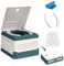 Toilette Camping, Toilette Seche Portable Mobiles Stabilité Unique + 20 Sacs et Sac de Rangement Toilettes Sèches Toilettes de Camping Camping Blackout Festivals Lotissements Pêche (Vert)