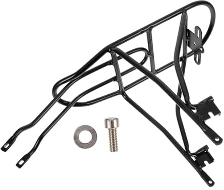 Kisangel Aluminiumlegierung Fahrradgepäckträger für Hinten 20 Zoll Faltbar Stabil und Leicht für Outdoor Radfahren Geeignet mit Einfachem Design