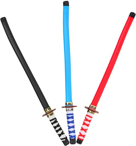 HONITANO 3piezas Katana Cosplay Accesorios De Divertidos Juguetes De Fiesta para Exterior