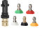 For Karcher K2 K3 Compatible 14'' Pressure Washer Adapter Quick Connect with 5 Customizable Nozzle Tips