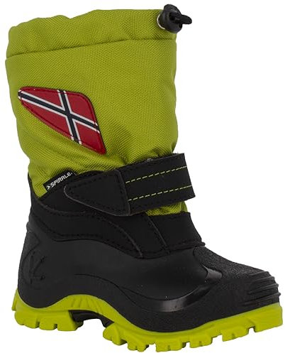 Spirale Morten, Stivali da Neve Unisex Bambini, Verde, 24