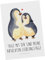 Mr. & Mrs. Panda Postkarte Pinguin umarmen - Geschenk, Liebesbeweis, Grußkarte, Hochzeit, Liebe, Einladungskarten Geburtstag, Seevogel,