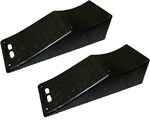 KATSU Rampes de Voiture en Plastique, 2 Pièces Rampes de Garage Robustes pour Levage de Véhicules Automobiles Atelier Service et Réparation de Voiture 161919