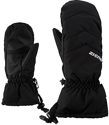 Ziener Kinder LETTERO Ski-Fäustling/Wintersport | wasserdicht atmungsaktiv, black, 3,5
