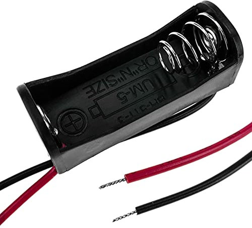 BeMatik - Battery Compartment. Porte-Pile Plat pour 1 Pile A23 8LR932 MN21 V23GA LR23 12V