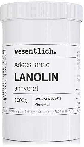 Lanolin Wollfett anhydrat 1000g - wasserfrei und kaum Geruch - Wollwachs von wesentlich.