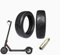 Smallrun 2 Piezas Ruedas de Repuesto Compatibles con Patinete Xiaomi M365 y Pro Scooter Eléctrico, Ruedas Neumáticas de Reemplazo de 8.5 Pulgadas, Negro, Caucho