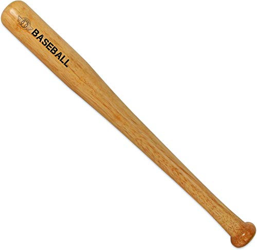normani Baseballschläger Bat Softball aus massivem Holz für Sport, Freizeit, Selbstverteidigung - Diverse Längen Farbe 20