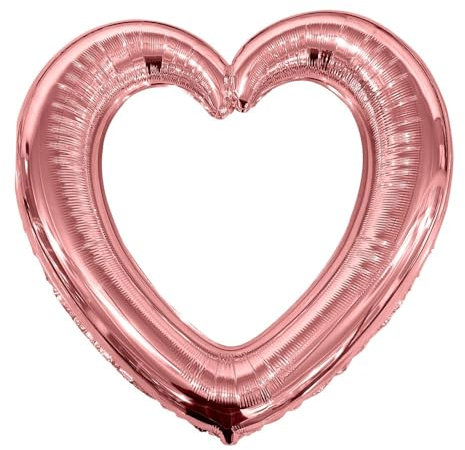 STC Ballon Cadre PHOTOBOOTH Coeur Rose