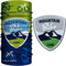 Bike Set Bandana Set / 1 Multifunktionstuch + 1 Patch, Aufnäher Aufbügler gestickt / Schlauchschal Halstuch Schal aus weicher Mikrofaser / MTB Mountainbike Fahrrad Radfahren Radtour Biking Rad COH