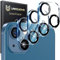 UniqueMe pour iPhone 13 Mini / 13 Protection Camera Objectif - Ultra HD Caméra Protection, 9H Dureté, Ultra Résistant Film Verre Trempé, Facile à Installer-3 Pièces