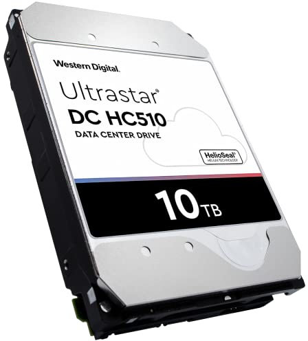 HGST WD Ultrastar DC HC510 HUH721010ALE601 Disque dur SATA 6 Go/s 3,5 10 To 7 200 tr/min (renouvelé)