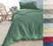 Wohnen & Accessoires GmbH & Co. KG Leinen-Bettwäsche-Set Sintra 100% Leinen aus Portugal, 2-teilig Bettbezug und Kissenbezug (2tlg. 135x200cm + 80x80cm, Schilfgrün)