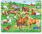 Larsen FH50 - Pferde-Puzzle - Verschiedene Rassen - Puzzle ab 3 Jahren - 33 Teile