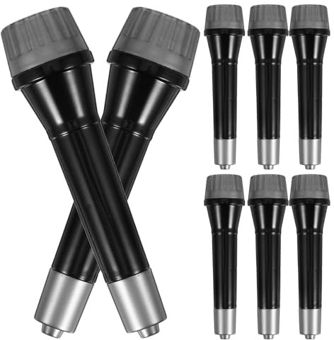 STOBOK Kids Microphone Toy Prop: 8PCS Pretend Microphones for Party Favors, Birthday Pretend Play, Costume Prop