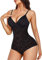 Bafully Shapewear Donna Body contenitivo modellante Intimo Snellente Pancera Contenitiva Dimagrante Shaper con scollo a V Sexy