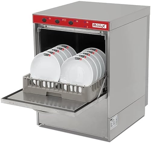 Romux® Lavavajillas Industrial 40x40 cm | Lavavajillas para Hostelería | Lavavajillas Profesional Lavado Ultra Rápido 2 minutos | Lavavajillas para Bares y Restaurantes