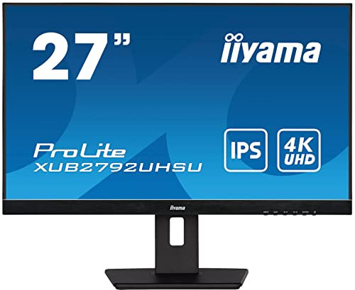 PC-Bildschirm – IIYAMA – XUB2792UHSU-B5 – 27 IPS LED 4K 3840 x 2160 – 4 ms – 60 Hz – HDMI DP USB-C