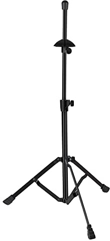 EASTROCK Trombone Stand, Retractable Height Adjustment, Triangular Stable Construction for Standard-sized Trombone